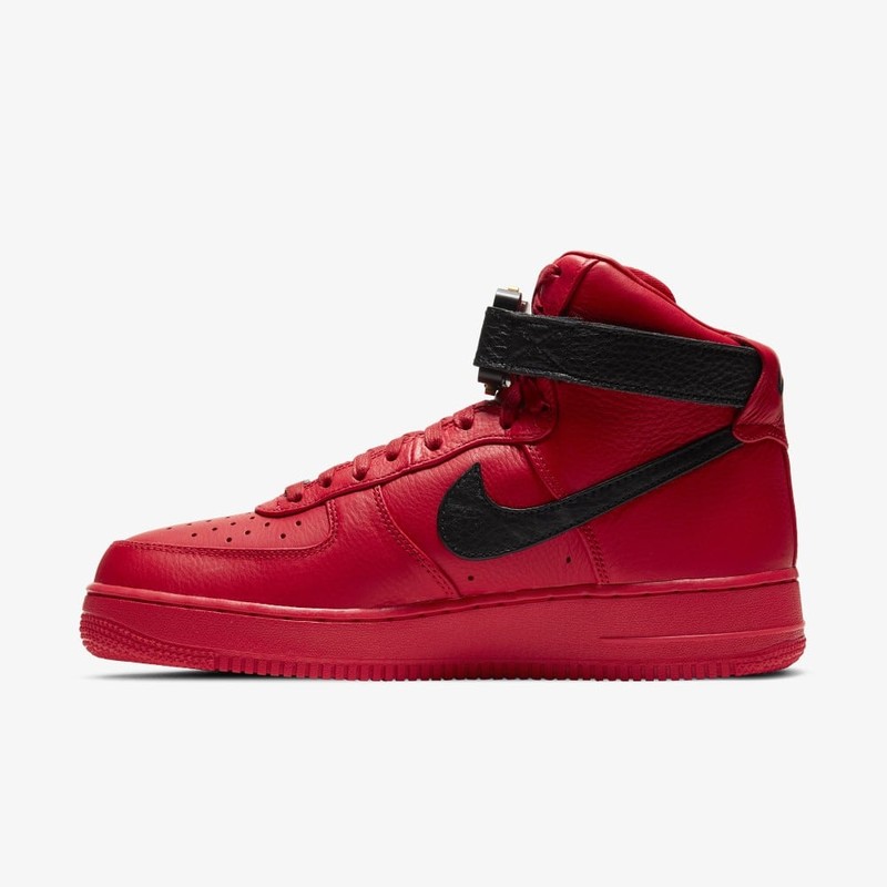 Nike air force 1 best sale high red